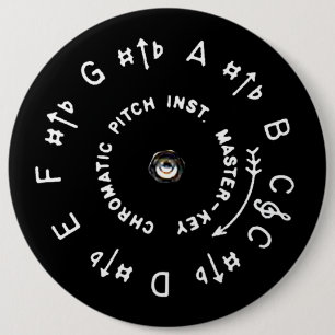 Pitchpipe Ronde Button 6,0 Cm