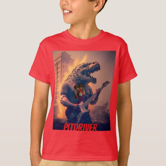 PitDriver PitZillA et Logo sur T-shirt Back (Devant)