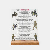 Pitié pour la nation Poésie écrire un signe acryli (Recto)