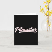 Pitmaster 100% BBQ Pitmaster Shirten Kaart (Gele Bloem)
