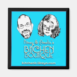 Pitney and Amelia Large Magnet Magneet