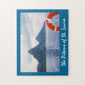 Pitons du St Lucia du puzzle de mer (Vertical)