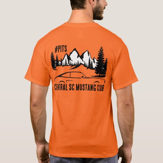 #PITS T-shirt Mustang II (Dos)