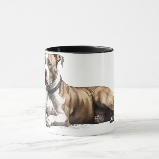 Pitt Bull-Mok - Dit meisje houdt van Pit Bulls Mok (Midden)