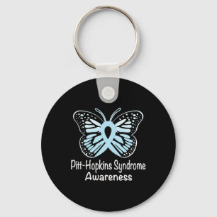 Pitt-hopkins Syndrome Awareness Warrior Lichtblauw Sleutelhanger