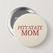 Pitt State Mom Ronde Button 7,6 Cm (Voorkant /achterkant)