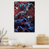 Pitt Superheld Comic Hoesje Poster (Keuken)