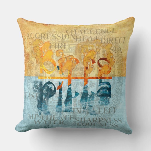 PITTA DOSHA - Pillow Kussen (Voorkant)