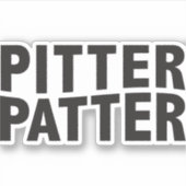 Pitter Patter - Letterkenny Sticker (Voorkant)