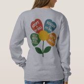 Pittie Comme Sweatshirt Flower Snuggle (Dos)