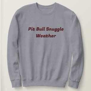 Pittie Comme Sweatshirt Flower Snuggle