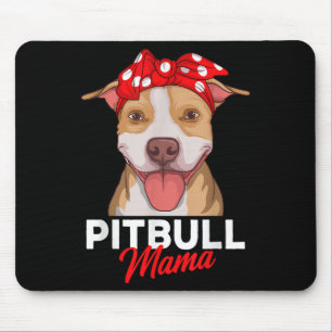 Pittie Mama Pitbull Hond Moeder Grappig Moederdag Muismat