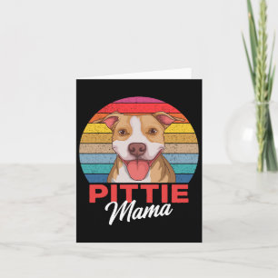 Pittie Mama Pitbull Hondenmoeder Kaart