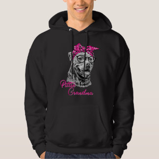 Pittie Oma Amerikaanse Pitbull Hond Mam Hoodie
