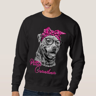 Pittie Oma Amerikaanse Pitbull Hond Mam Trui