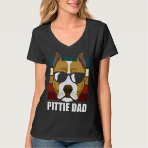 Pittie Papa Amerikaanse Pit Bull Terrier Eigenaar T-shirt