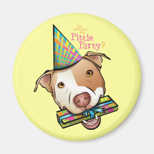 Pittie Party Magneet