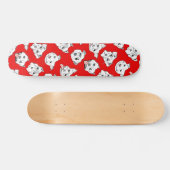 "Pittie Pittie alsjeblieft!" Dog Drawing Pattern Skateboard (Horizontaal)