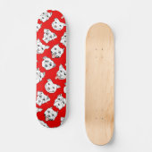 "Pittie Pittie alsjeblieft!" Dog Drawing Pattern Skateboard (Voorkant)