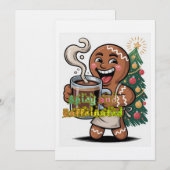 Pittig en Gecaffeïneerd Kaart (Voorkant / Achterkant)