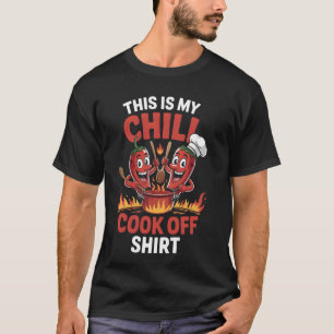 Pittig eten Dit is mijn chili kookwedstrijd shirt