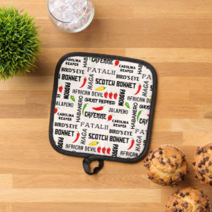 Pittig eten hete chillies Jamaicaans koken Pannenlap