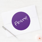 Pittig! Ronde Sticker (Envelop)