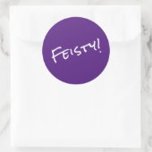 Pittig! Ronde Sticker (Tas)