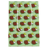 Pittige BBQ Buffel Kip Wings Tailgate Party Medium Cadeauzakje (Achterkant)