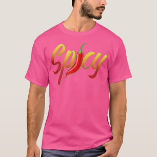 pittige chili peper hete peper t-shirt