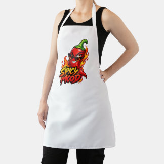 Pittige Chilipeper Keuken Schort – Krachtige Hete