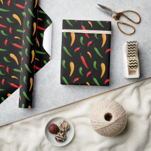 Pittige Chilipepers Inpakpapier
