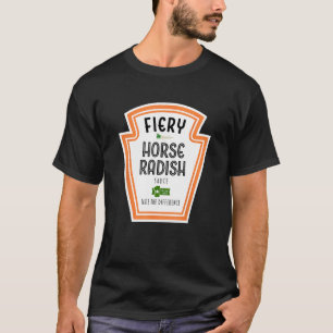 Pittige Paarden Radijs Saus Groep Kruiderij Hallow T-shirt