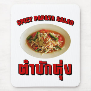 Pittige Papajasalade [Tam Mak Hung] Isaan Dialect Muismat