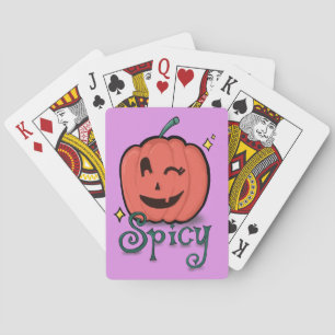 Pittige Pompoen Specerij Pokerkaarten
