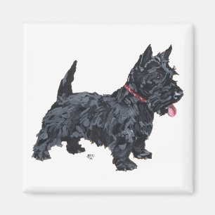 Pittige Scottie-hond Magneet