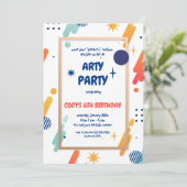 pittige uitnodiging (Staand voorkant)