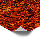 Pittoresk herfstweglandschap poster (Hoek)