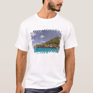 Pittoresk uitzicht op Bitter End Yacht Club Virgin T-shirt
