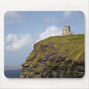 Pittoreske kliffen van Moher en O'Brien's Tower. Muismat