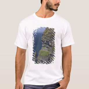 Pittoreske kliffen van Moher en O'Brien's Tower T-shirt