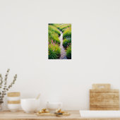 Pittoreske Landschap Forest Stream Natuur Walk Poster (Keuken)