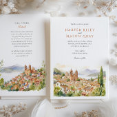 Pittoreske Valle de Bravo Waterverf Kaart