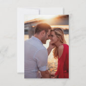 Pittoresque Aquarelle Pine Arbre Lakeside RSVP (Dos)