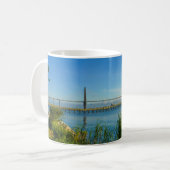 Pittoresque Arthur Ravenel Bridge Café Mug (Devant gauche)