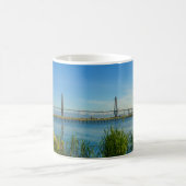 Pittoresque Arthur Ravenel Bridge Café Mug (Centre)
