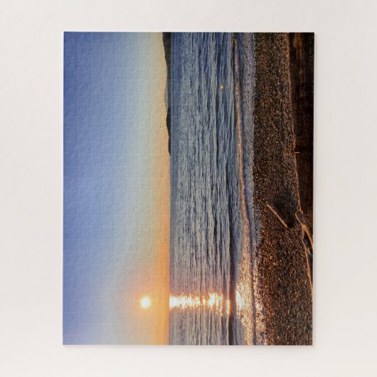 Pittoresque Beach Sunset Photo Puzzle (Vertical)