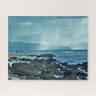 Pittoresque Hawaii Coastal Beach Jigsaw Puzzle