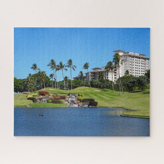 Pittoresque Hawaii Golf Course Jigsaw Puzzle (Horizontal)