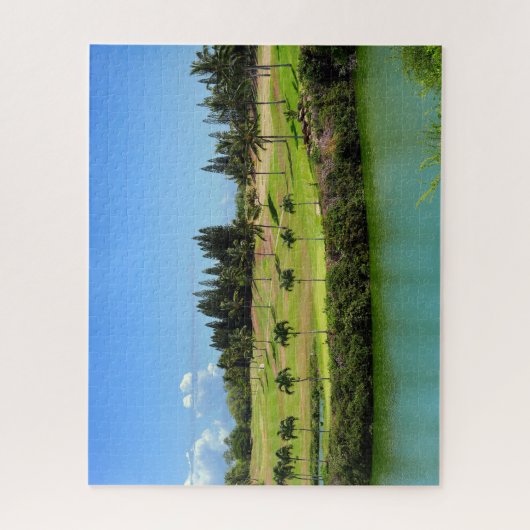 Pittoresque Hawaii Golf Course Jigsaw Puzzle (Vertical)